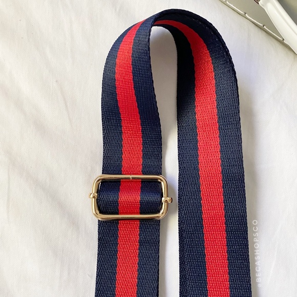 Blue & Red Web Canvas Strap Replacement - Picture 6 of 8